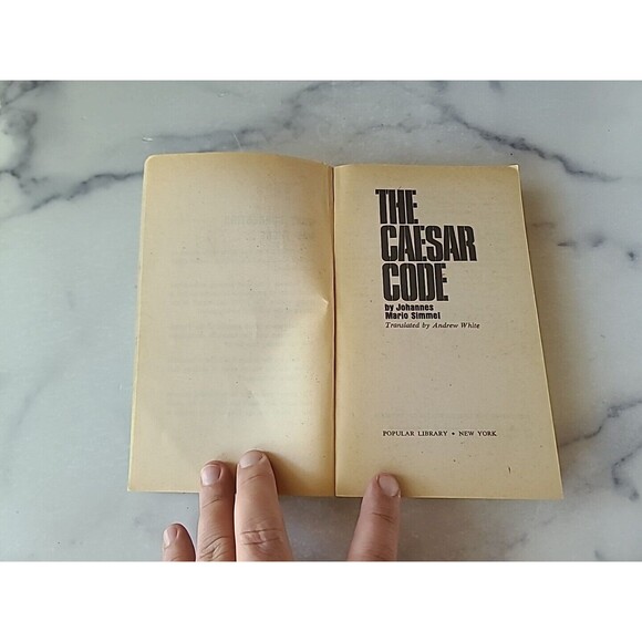 The Caesar Code By Johannes Mario Simmel Paperback - Picture 3 of 10